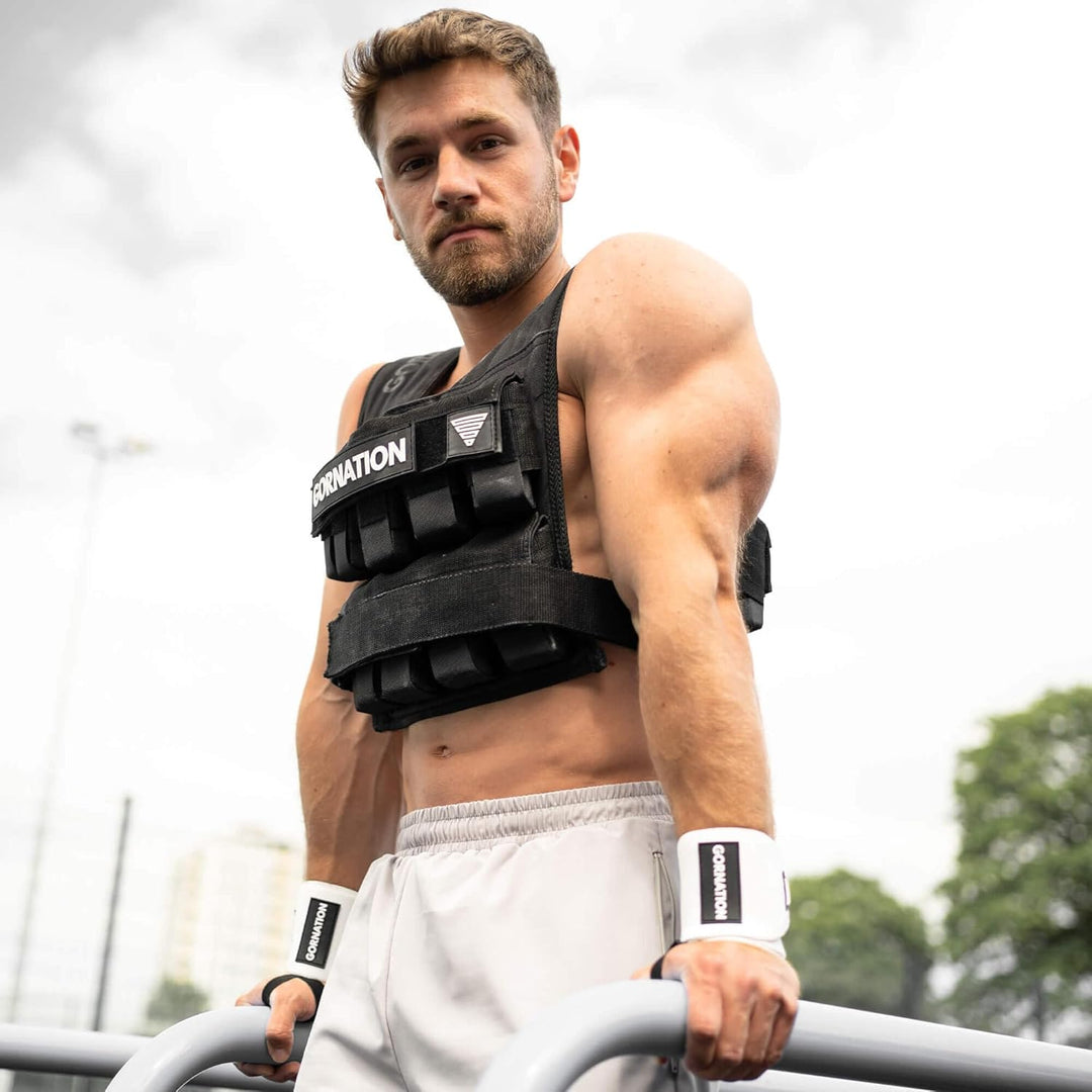GORNATION® Gewichtsweste | Kompakte & verstellbare Gewichte für Fitness, Calisthenics & Krafttrainin