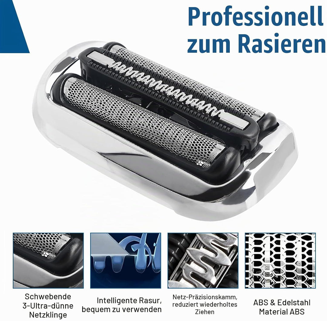 3 Stück Series 7 Scherkopf 73S Ersatzrasierkopf Kompatibel mit Series 7 Männer Rasierer Scherkopf Ra