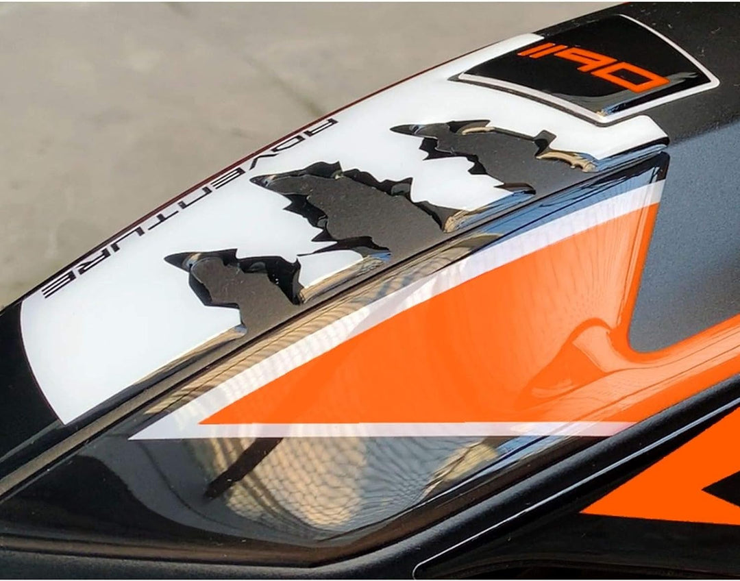 Resin Bike Aufkleber für Motorrad Kompatibel mit KTM 1190 Adventure S 2013-2016. Kotflügelschutz vor