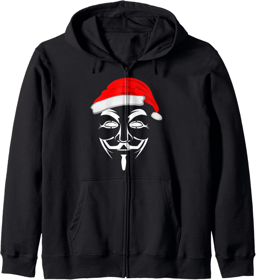 Anonymous Guy Fawkes Weihnachten Herren Damen T-Shirt Kapuzenjacke