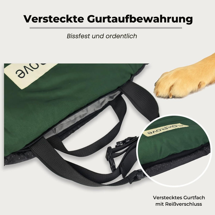 Hundedecke für unterwegs wasserdicht – rutschfeste Hundematte 110×68cm, waschbar Hundebett – Outdoor