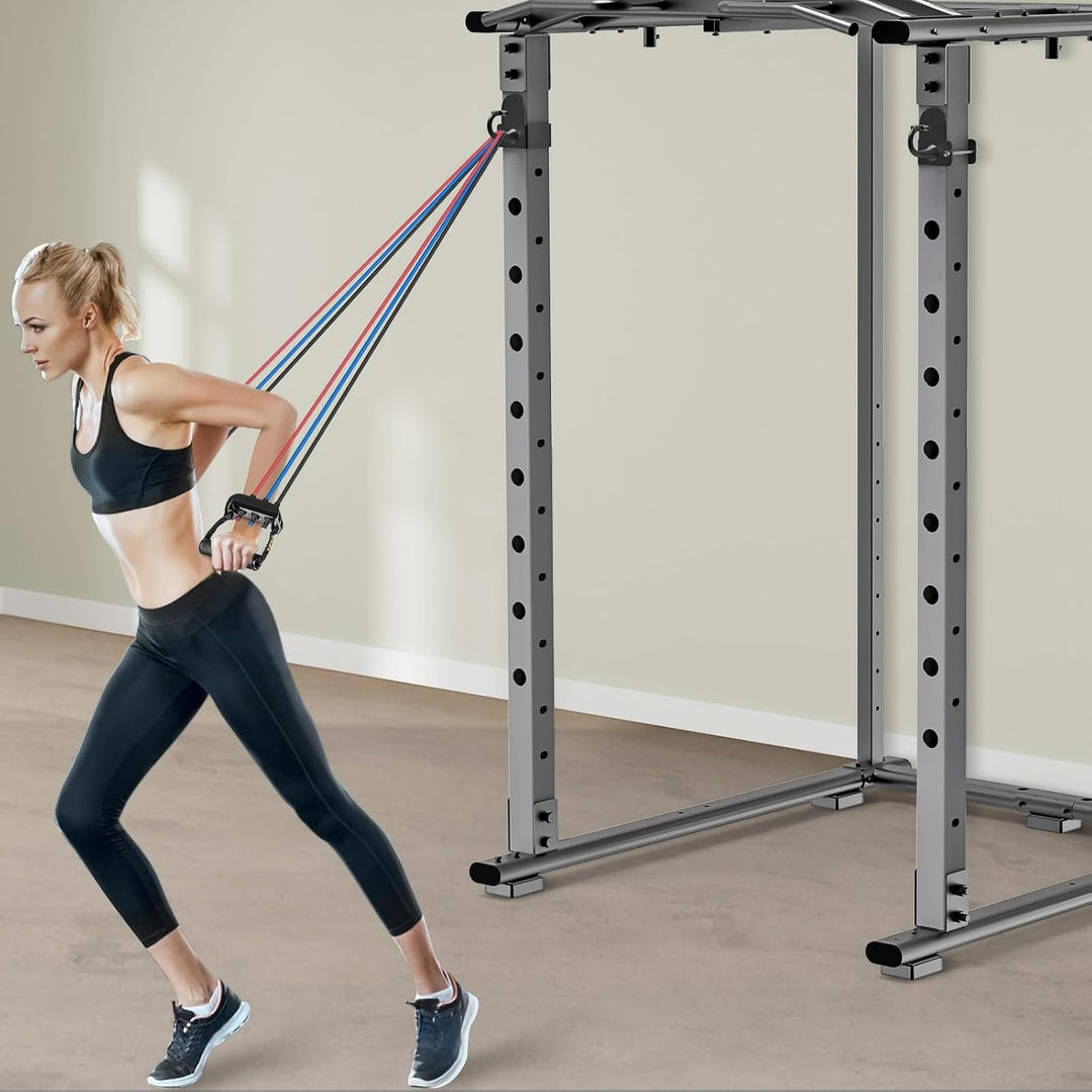 Kipika Power Cage Squat Rack Home Gym Zubehör - Anker für Widerstandsbänder Passt Rack mit 5/8„ oder