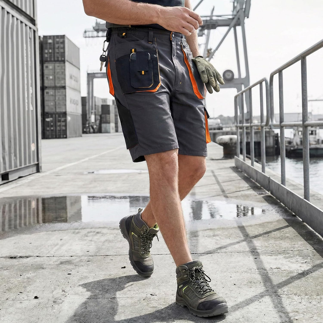 Emerton Arbeitsshorts - Kurze Arbeitshose Herren - Kurze Arbeitshosen Herren - Herren Cargohose Kurz