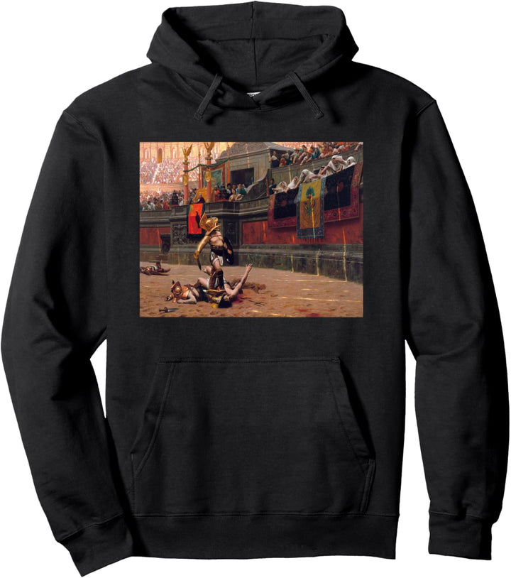 Jean-Leon Gerome's Pollice Verso Pullover Hoodie