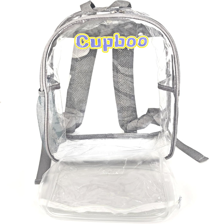 Booboo Transparenter Rucksack mit integrierter Kosmetiktasche für Roboter-Haustiere