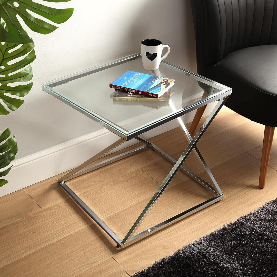 Versa Trento Beistelltisch für das Wohnzimmer, Schlafzimmer oder die Küche. Moderner, niedriger Tisc
