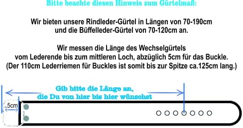 Wolfszeit Wechselgürtel BORGIN für Buckels und Schnalle aus Büffelleder 70 Blau Used, 70 Blau Used