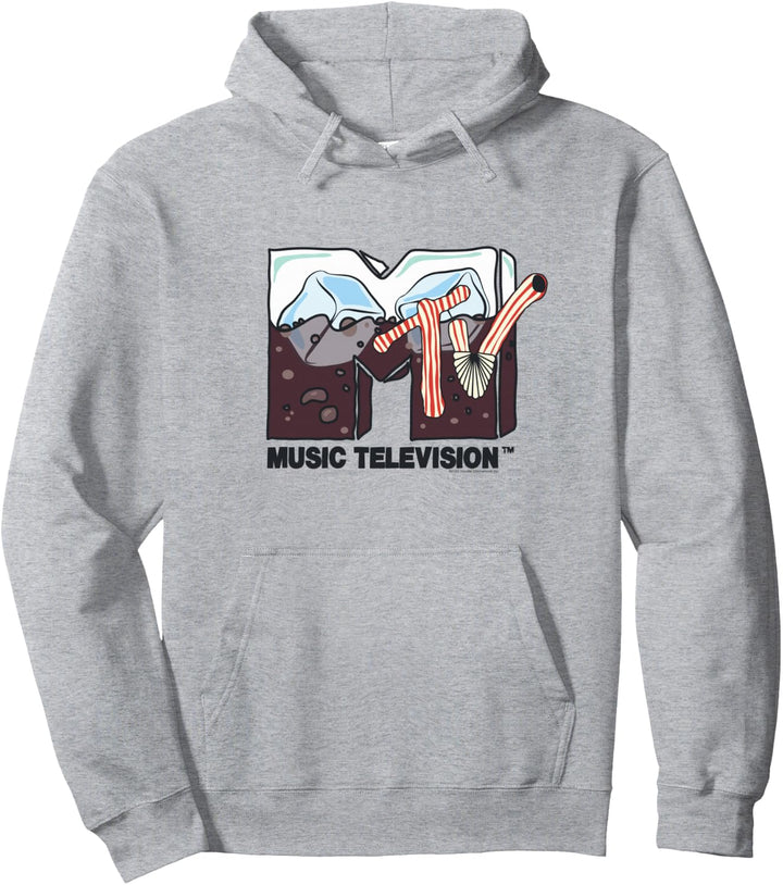 MTV Logo Cola und Eiswürfel Pullover Hoodie