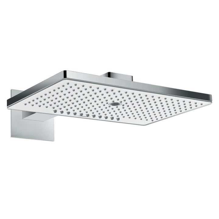 hansgrohe Rainmaker Select 460 Duschkopf, Kopfbrause mit 3 Strahlarten, Weiss/Chrom Wandanschluss 3