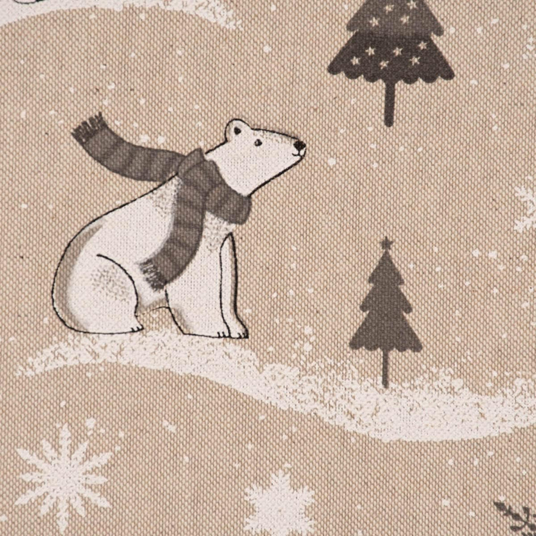 SCHÖNER LEBEN. Zugluftstopper Pinguine Eisbären Natur grau weiss, Auswahl:80cm Länge ca. 80x15x15cm