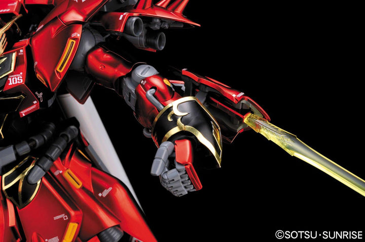 Unbekannt Gundam – MG 1/100 MSN-06S Sinanju Ver.Ka Titanium Finish – Modellbausatz BAN162051