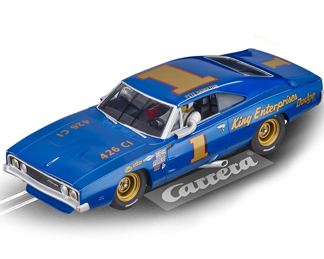 Carrera Digital 132 I Dodge Charger 500 No.1 I Auto für Rennbahn | Rennbahnen und lizensierte Slotca