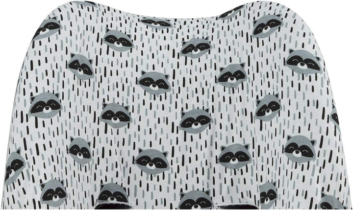 JYOKO Kids Baumwollbezug für Autositz kompatibel mit Pebble Maxi Cosi, Bebe Confort (Raccoon), Racco