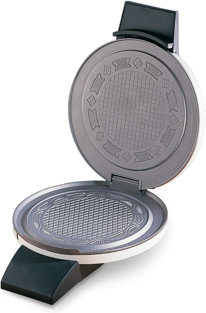 Cloer 260 Hörncheneisen für hauchdünne, knusprige Hörnchen, 800 W, Hörnchengrösse 14,5 cm Durchmesse