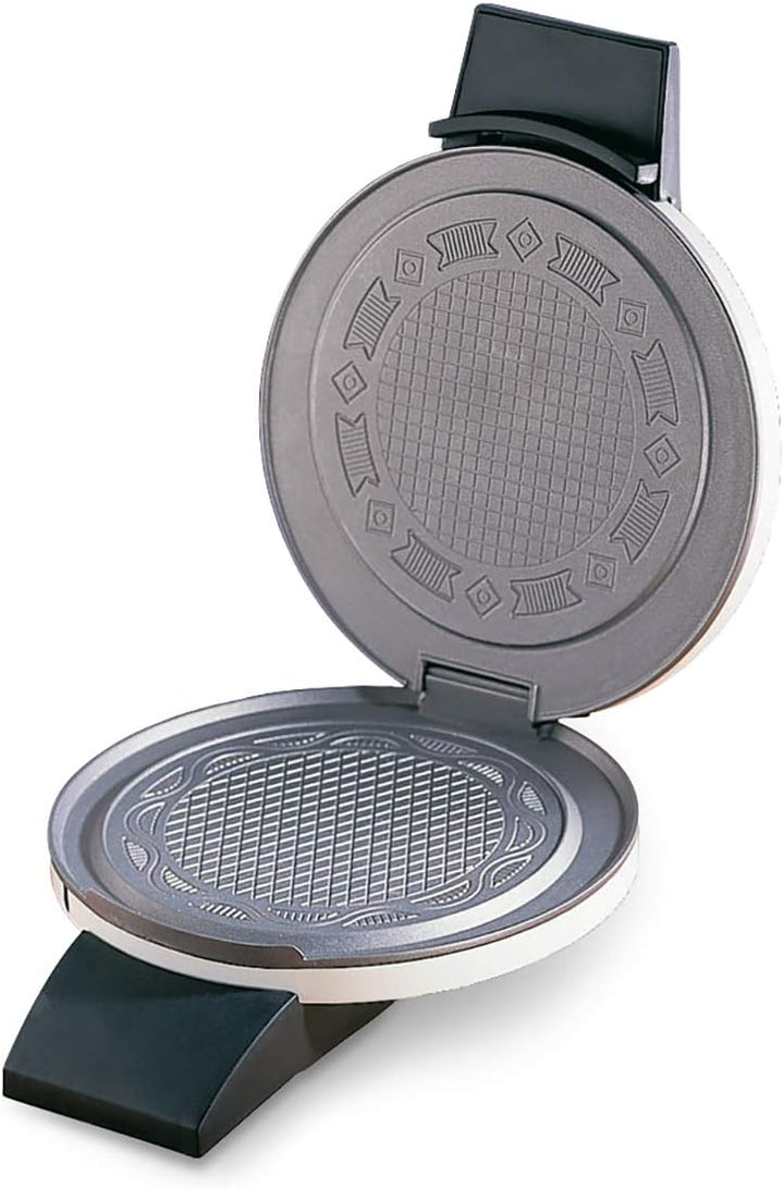Cloer 260 Hörncheneisen für hauchdünne, knusprige Hörnchen, 800 W, Hörnchengrösse 14,5 cm Durchmesse