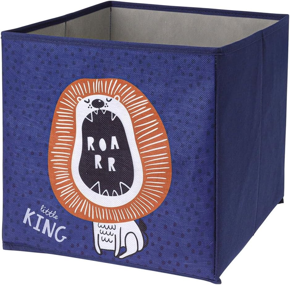 4er Set Faltboxen ca. 30x30x30 cm - Aufbewahrungsboxen Tiermotiv faltbar Körbe Spielzeug Kiste Boxen