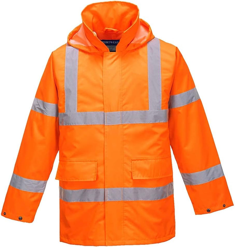 Portwest Warnschutz-Jacke "Lite Traffic", Grösse: XXXL, Farbe: Orange, S160ORRXXXL 3XL, 3XL