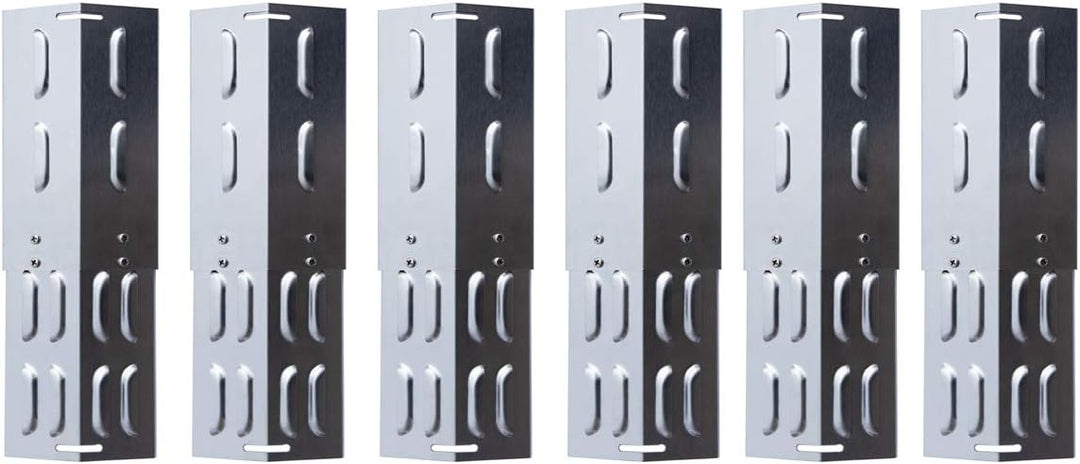 Universal-Brennerabdeckung Set Edelstahl grössenverstellbar Tropfschutz Flammenverteiler (6er Set Un