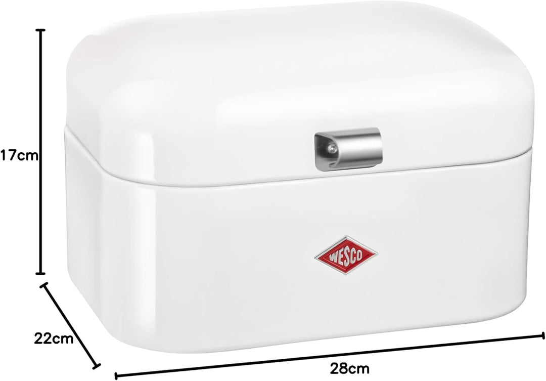Wesco 235 101 Single Grandy Brotkasten Weiss, Weiss