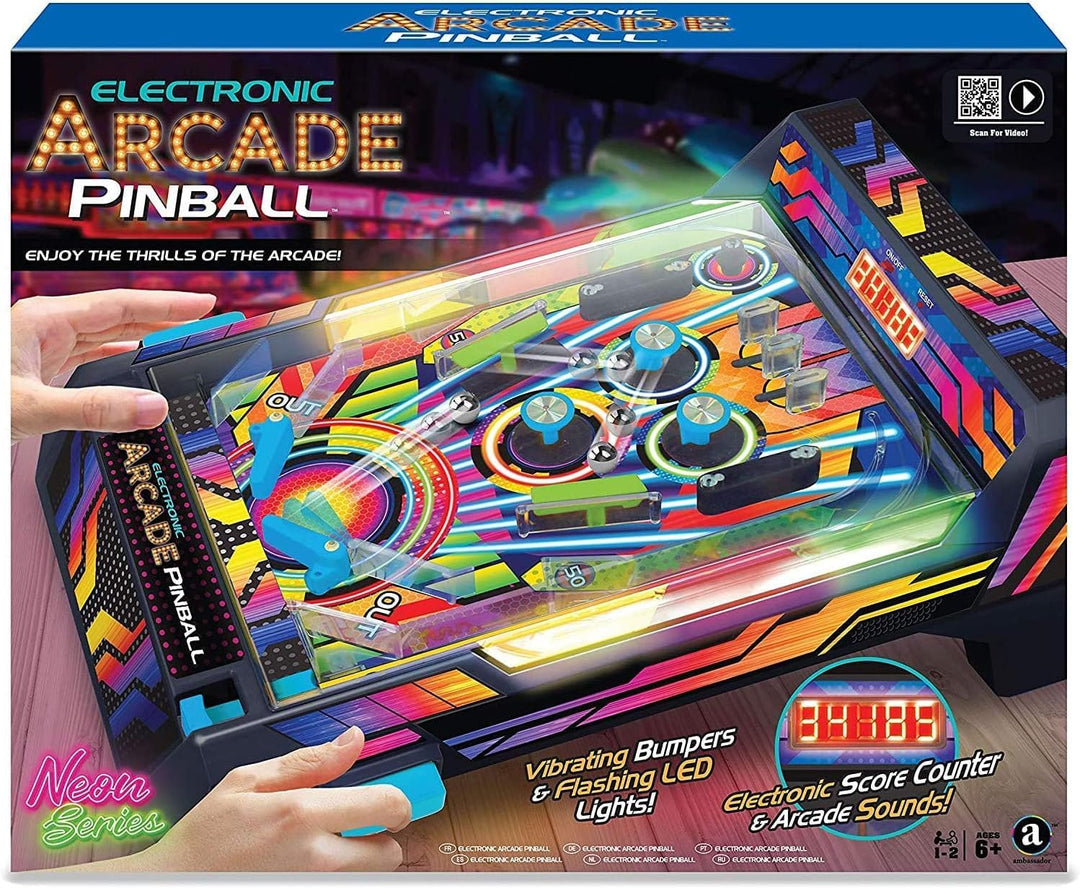 Merchant Ambassador Electronic Arcade Pinball - elektronisches Flipperspiel, Action-und Reflexspiel