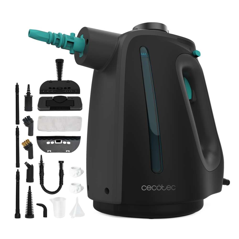 Cecotec Dampfreiniger Hydrosteam 1300 Rapid Max X-Treme, 1350 W, 3 Bar Druck, 32 g/min Dampf, 550 ml