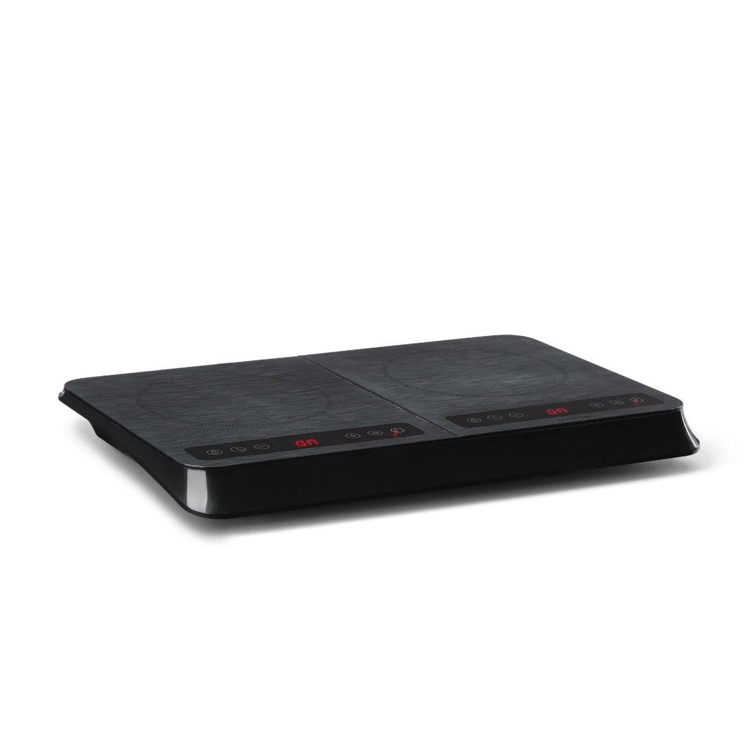 Klarstein InnoChef - Doppel-Induktionskochfeld, mobiles Kochfeld, 3400 W, Touch Control, Topfsensor,