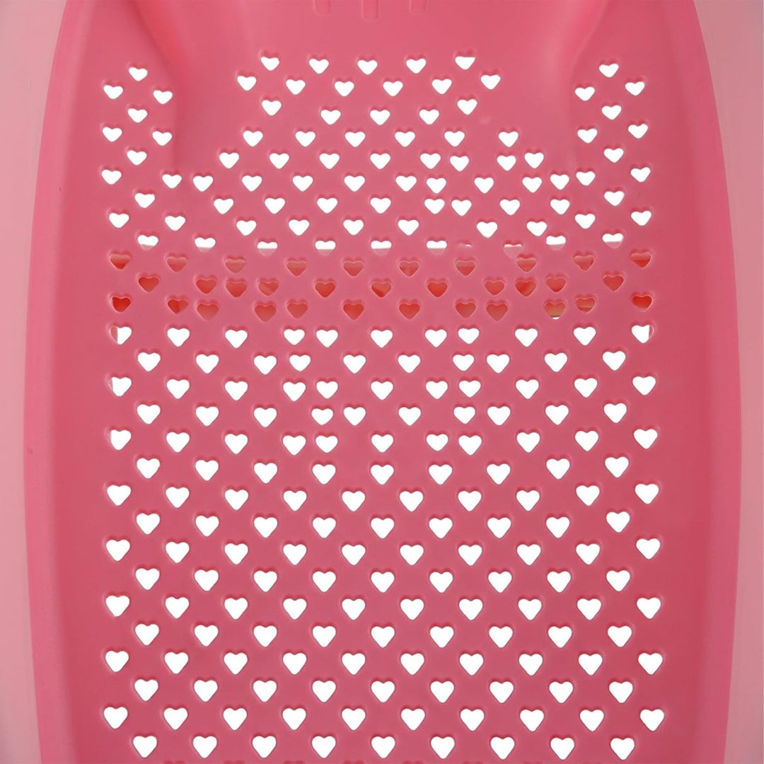Relaxdays Baby-Badehilfe Set, mit Haarwaschbecher, tränenfrei, Badestütze rutschfest, HBT: 19x51,5x3