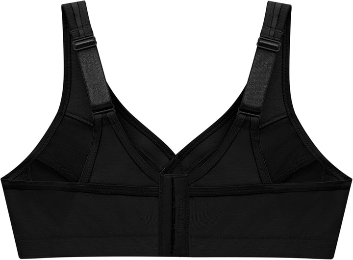 Glamorise Women's 1005 Full Coverage Bra 85C Schwarz, 85C Schwarz