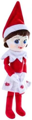 The Elf on The Shelf® Plushee Pals® Snuggler | Mädchen mit Blauen Augen | 34 cm Scout Elf Kuschelpup