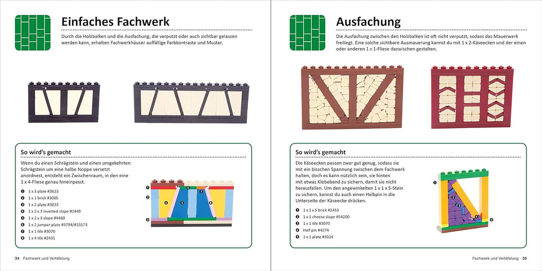 Das LEGO®-Architektur-Ideenbuch: 1001 aussergewöhnliche Bautechniken für Mauerwerk, Fenster, Säulen,