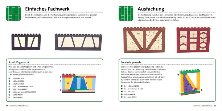 Das LEGO®-Architektur-Ideenbuch: 1001 aussergewöhnliche Bautechniken für Mauerwerk, Fenster, Säulen,