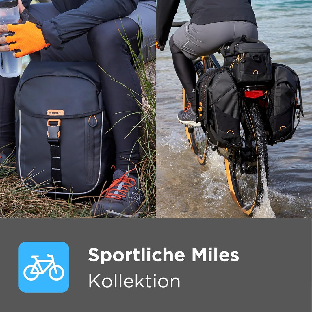 Basil Miles Tarpaulin - wasserdichte Gepäckträgertasche - Isoliertasche Gepäckträgertasche - Schnell