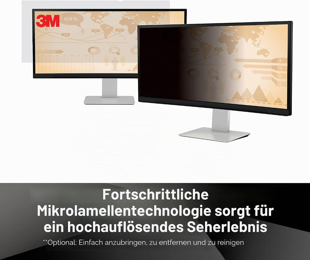 3M PF24.0W Blickschutzfilter Standard für Desktops 61,0 cm Weit (entspricht 24,0" Weit) 16:10, 61,0