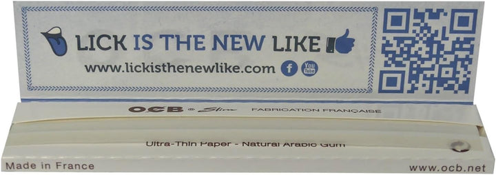OCB 15434 slim langes Papier, weiss