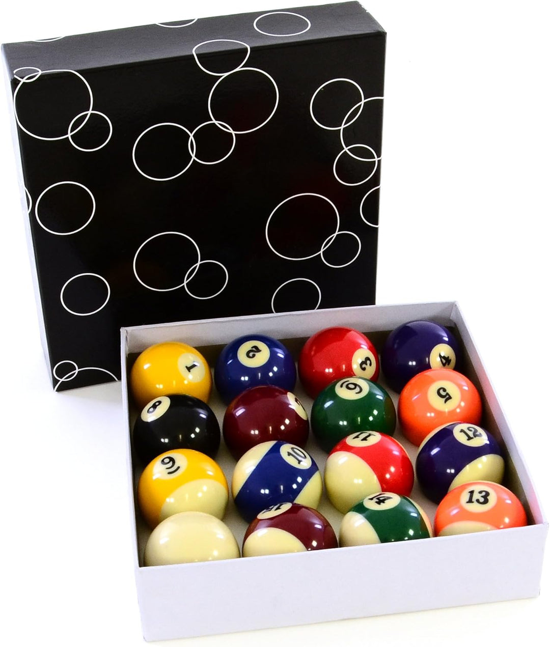 Nexos Satz Billardkugeln, Nummern- u. Queueball 57,2 mm