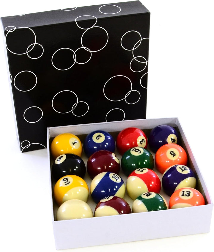 Nexos Satz Billardkugeln, Nummern- u. Queueball 57,2 mm