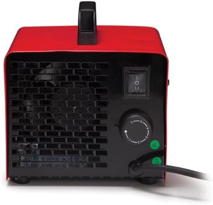 Perel Elektrischer Heizlüfter 2000W mit 2 Heizstufen und Thermostat, PTC-Heizelement, Kühlfunktion,