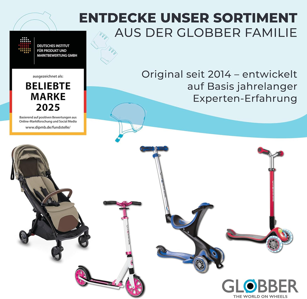 GLOBBER Walk N' ROLL 2in1 ECO – Lauflernwagen & Rutschauto ab 1 Jahr, Eva-Rollen, nachhaltiger Kunst