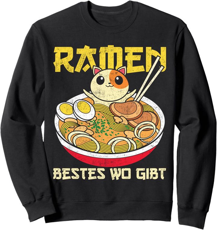Ramen Bestes wo gibt Kawaii Katze Japanischer Otaku Ramen Sweatshirt