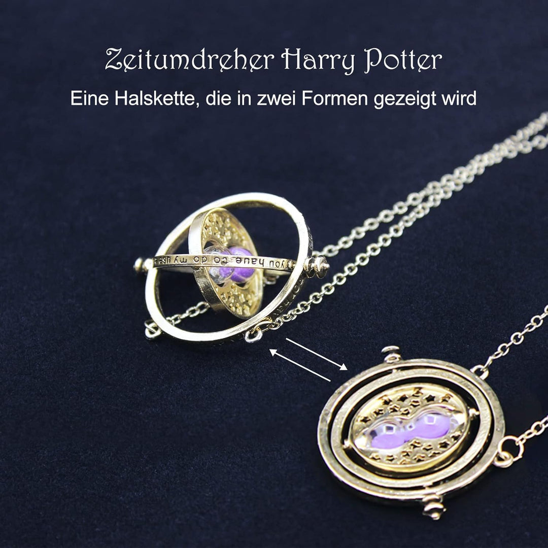 ZYMR Zauberstab Voldemort, Holunderstab Harry P Wizarding World Requisite, inkl. zeitumkehrer Kette