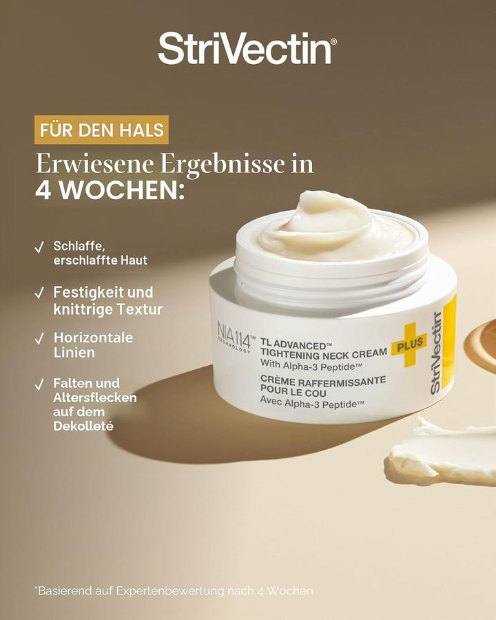 StriVectin TL Advanced™ Tightening Neck Cream PLUS, 1.0 oz for Tightening and Firming Neck &amp; Décolle