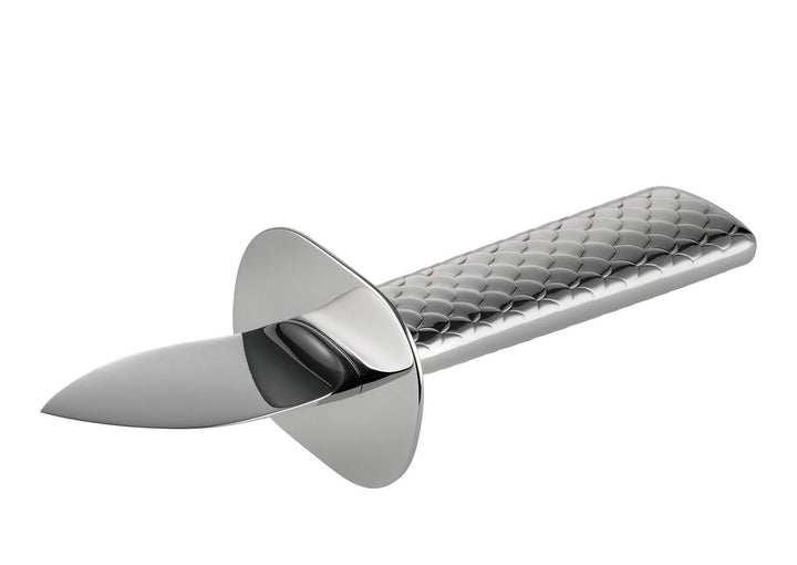 Alessi FM23/44 Colombina fish Austernmesser - Edelstahl 18/10 glänzend poliert. Klinge aus Stahl AIS