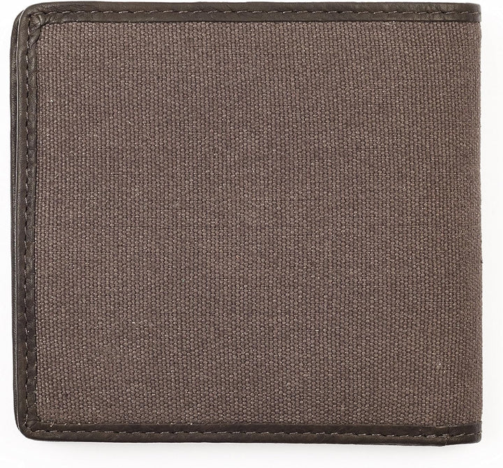 Zippo Herren Leder & Canvas Geldbörse Braun (Braun)