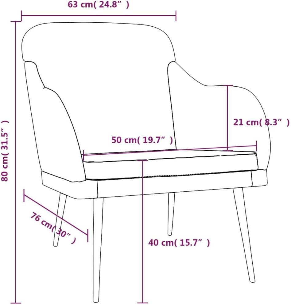 vidaXL Sessel Relaxsessel Relaxstuhl Loungesessel Polstersessel Wohnzimmersessel Lesesessel Fernsehs