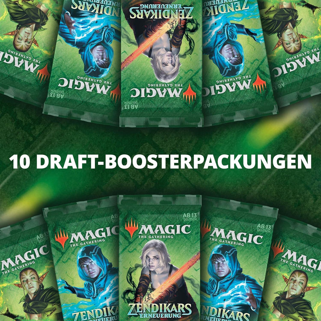 Magic The Gathering C75331000 Magic: The Gathering Zendikars Erneuerung Bundle 10 Draft-Boosterpacku