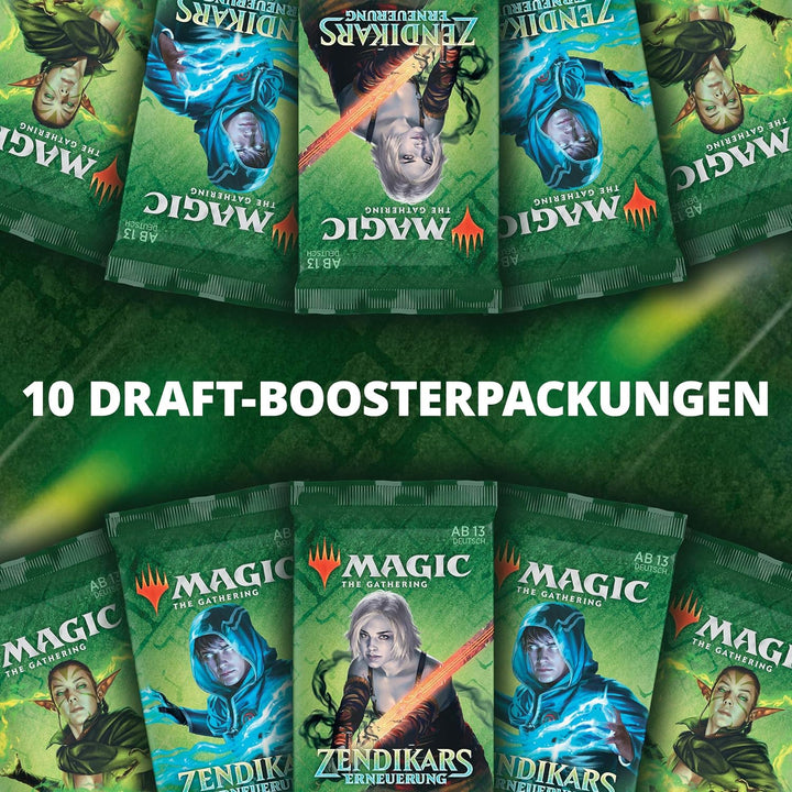 Magic The Gathering C75331000 Magic: The Gathering Zendikars Erneuerung Bundle 10 Draft-Boosterpacku