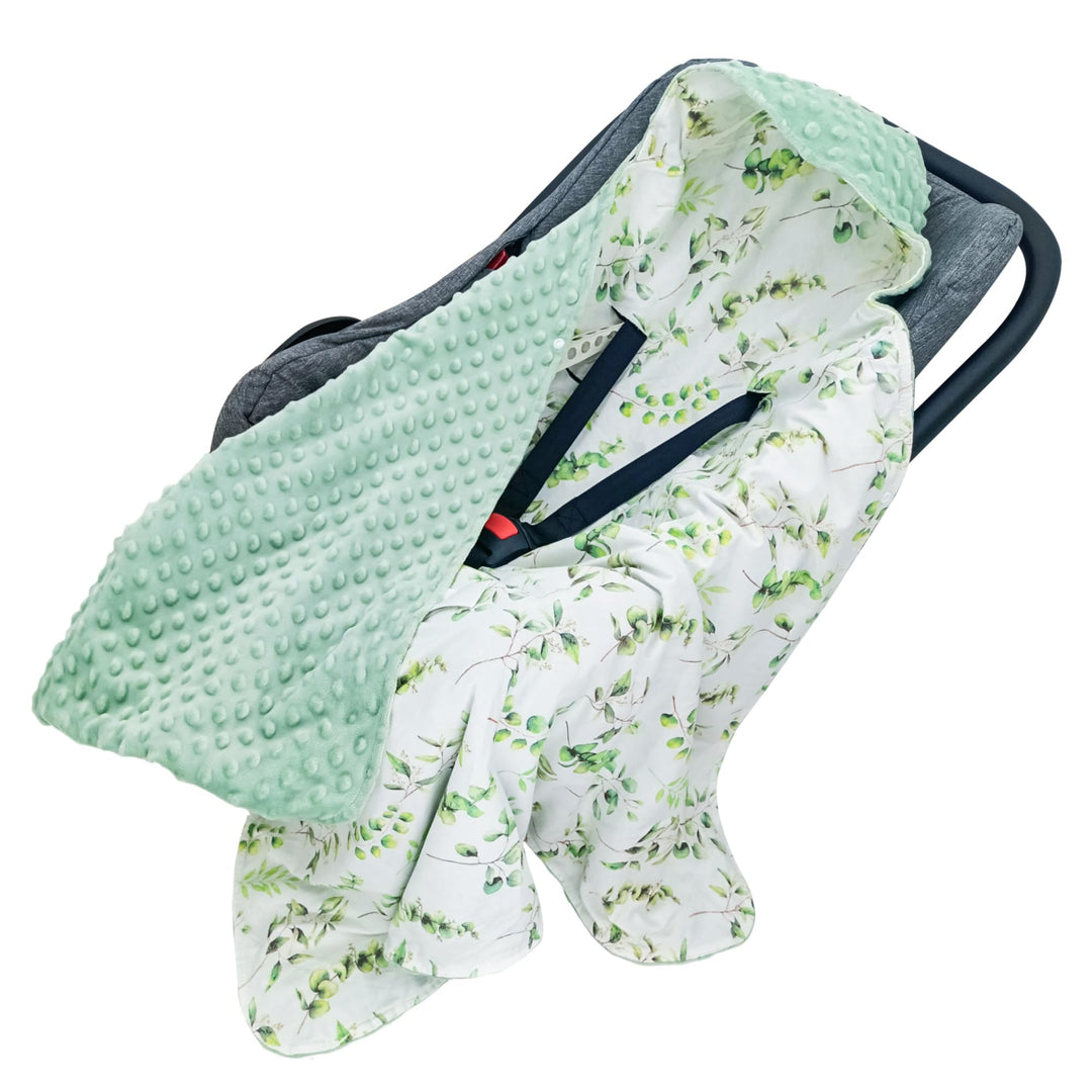 Miracle Baby Einschlagdecke Babyschale Sommer Baumwolle Reversible Decke Universal Kuscheldecke 90x9