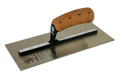 NELA Premium Chromstahl Glättekelle 305 x 120mm rostfrei Glättkelle Traufel Glätter 100% Made in Ger