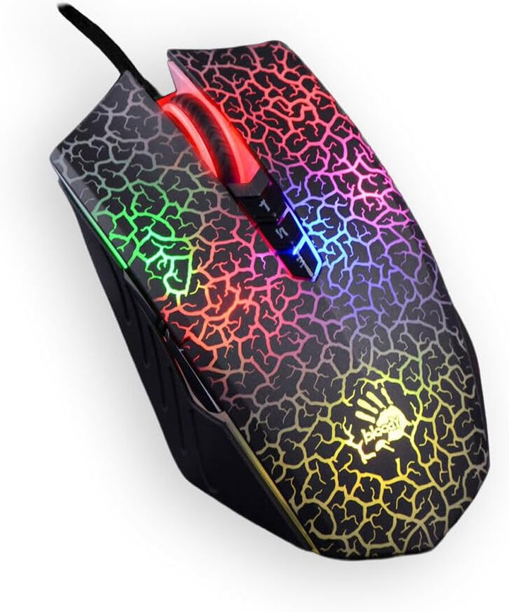 Bloody TSL Mouse A4Tech Gaming A70 Blazing USB Metal XGlide Armor Boot …, Schwarz