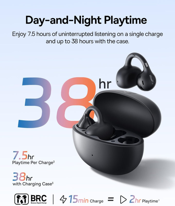 Baseus BC1 Wireless Bluetooth Kopfhörer Bass Clip Open Ear Sport Kopfhörer Schweissfest mit Mikrofon
